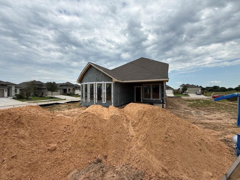 In-progress construction of a new home in Candela, Richmond, TX (Image 10).