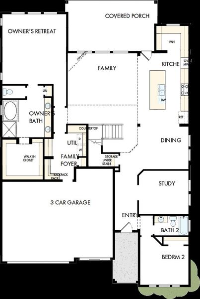 2D floor plan layout of this home in The Ridge at Northlake, Northlake, TX (Image 2). 2D floor plan layout of this home in The Ridge at Northlake, Northlake, TX (Image 2).