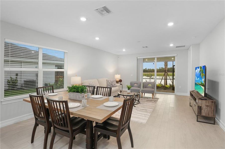 Furnished interior view inside a new home in , Punta Gorda (Image 12).