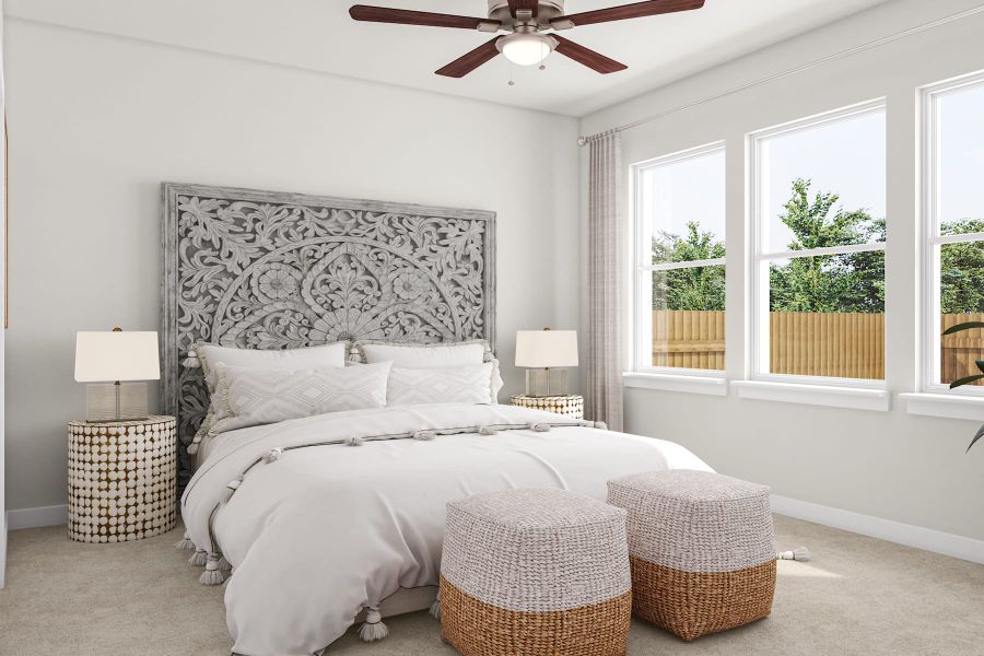 Furnished interior view inside a new home in Park Central, Georgetown (Image 9).