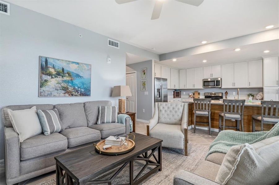 Furnished interior view inside a new home in , Venice (Image 24).