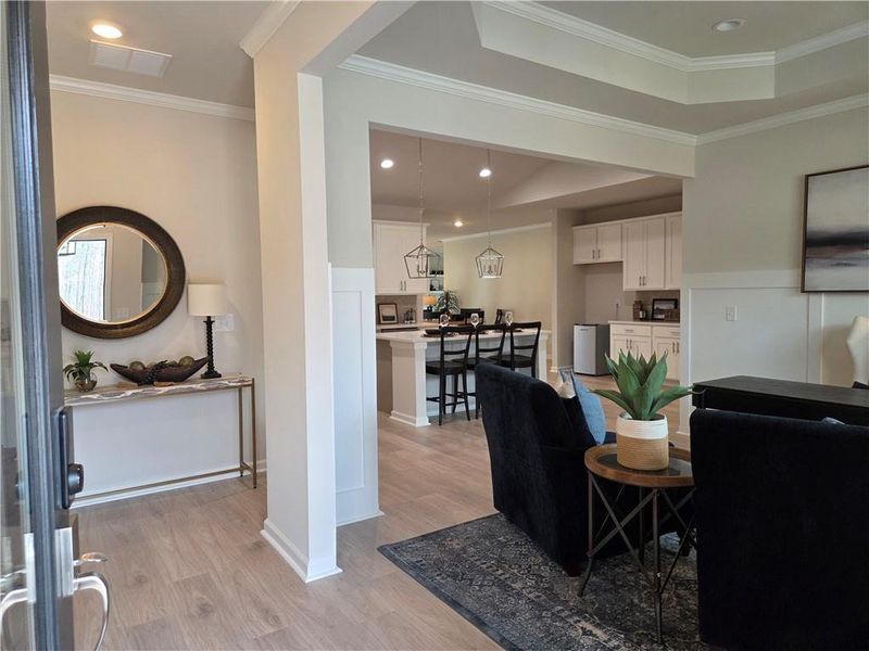 Furnished interior view inside a new home in , Bethlehem (Image 5). Furnished interior view inside a new home in , Bethlehem (Image 5).