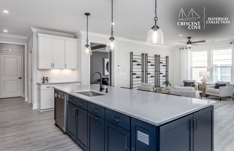 Representative furnished interior of a home built from the Renown - Waterway Collection by Pulte Homes in Crescent Cove, Myrtle Beach (Image 13).