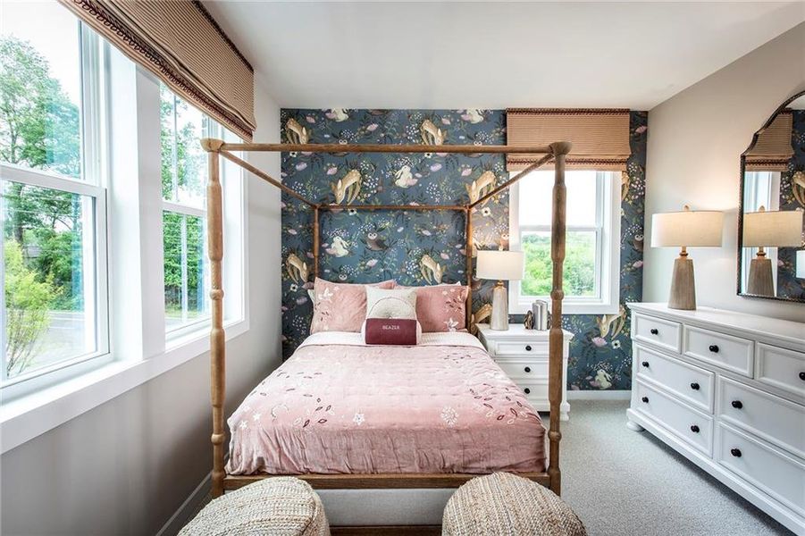 Furnished interior view inside a new home in Hopewell Reserve, Cumming (Image 17). Furnished interior view inside a new home in Hopewell Reserve, Cumming (Image 17).