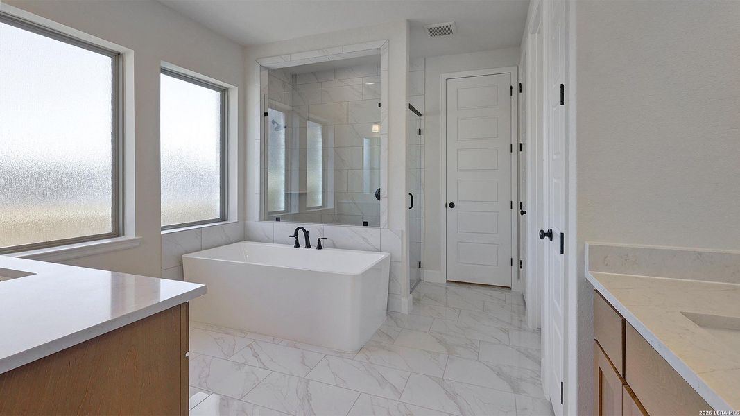 Furnished interior view inside a new home in The Ranches at Creekside, Boerne (Image 9).