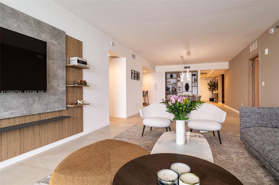Furnished interior view inside a new home in , Bay Harbor Islands (Image 13).