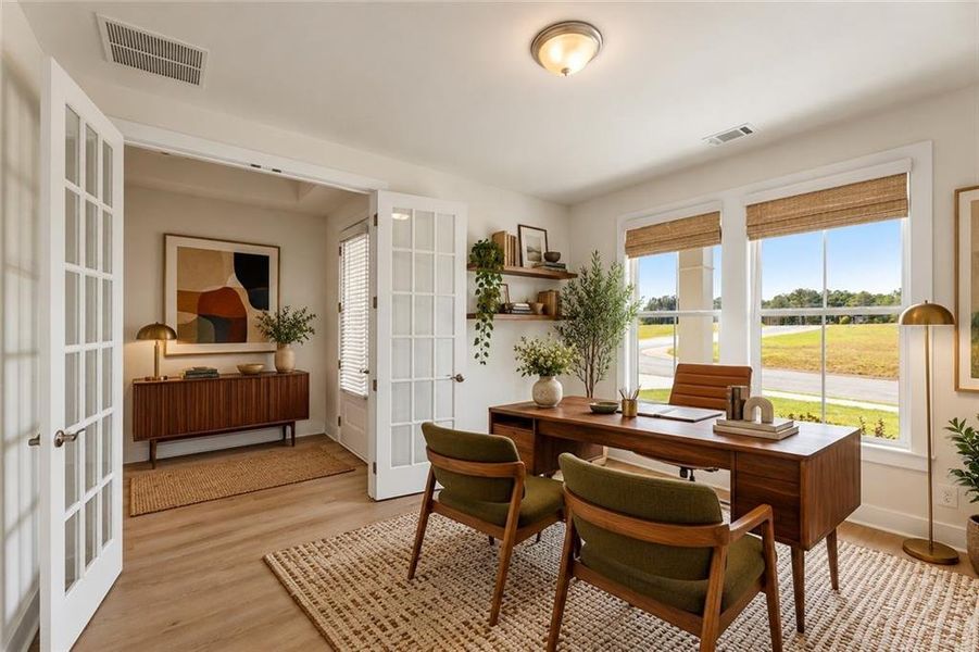 Furnished interior view inside a new home in Bay Creek Overlook, Loganville (Image 11).