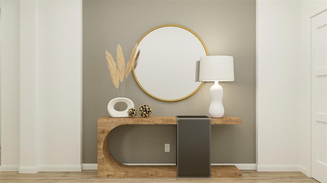 Furnished interior view inside a new home in Lively Ranch: Brookstone Collection, Georgetown (Image 15).