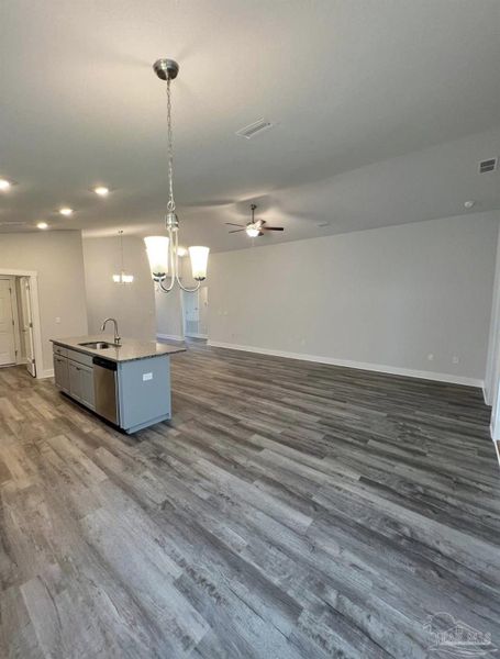 Spacious, unfurnished interior of a new home in Allison Acres, Cantonment (Image 8).