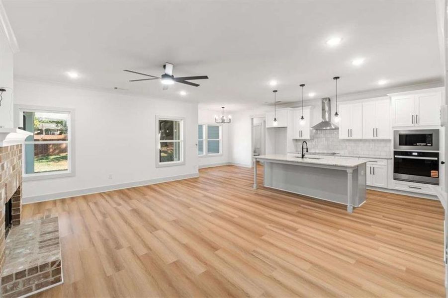 Spacious, unfurnished interior of a new home in , Covington (Image 35).