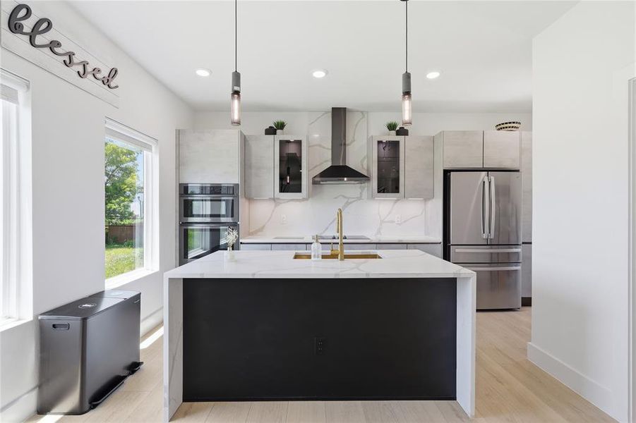 Furnished interior view inside a new home in , Dallas (Image 15).