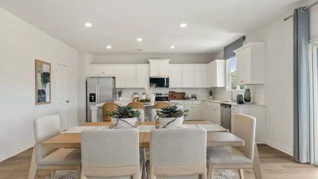 Furnished interior view inside a new home in Reserve at Gum Springs, Jefferson (Image 8).