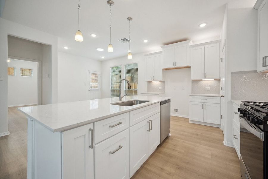 Furnished interior view inside a new home in The Hills of Bear Creek, Manchaca (Image 26).