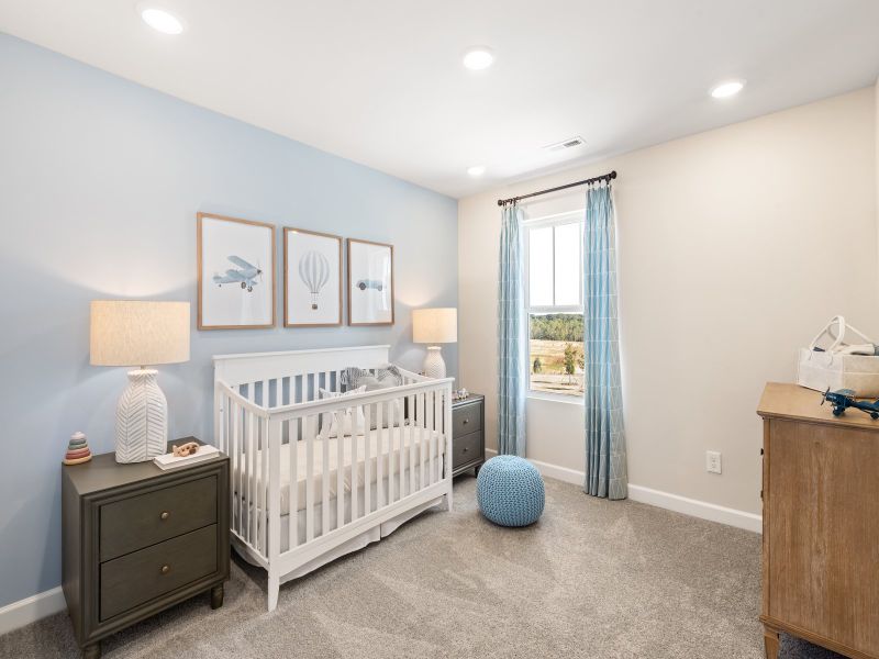 Furnished interior view inside a new home in Walnut Reserve, Conover (Image 9).