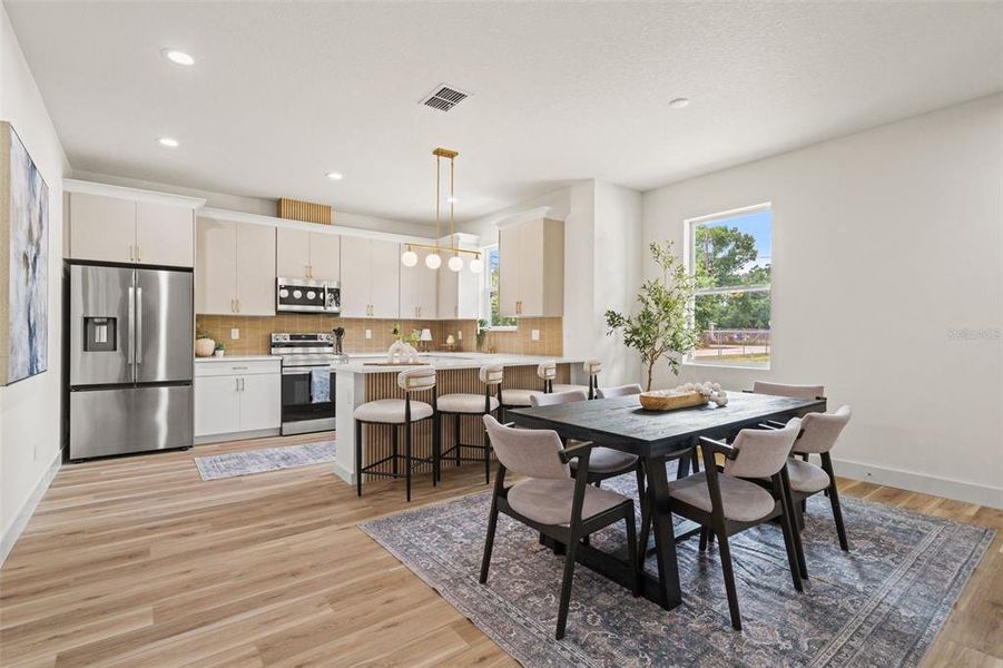 Furnished interior view inside a new home in , Tampa (Image 37).