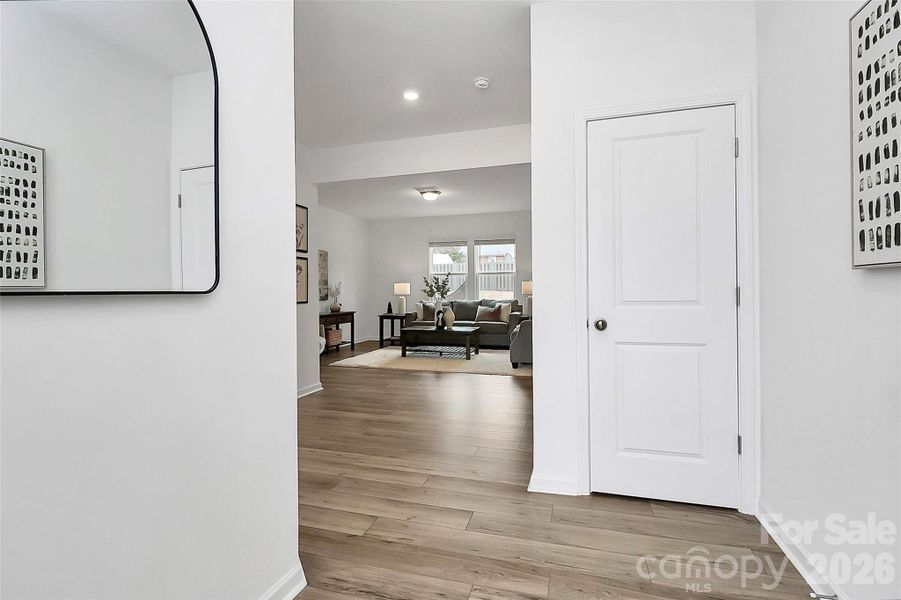 Furnished interior view inside a new home in Sunbriar, Charlotte (Image 10).