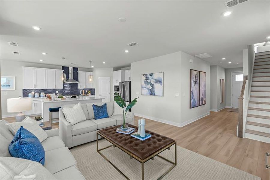Representative furnished interior of a home built from the Meridian on the Waterway by Ryan Homes in Grande Dunes North Village, Longs (Image 10). Representative furnished interior of a home built from the Meridian on the Waterway by Ryan Homes in Grande Dunes North Village, Longs (Image 10).