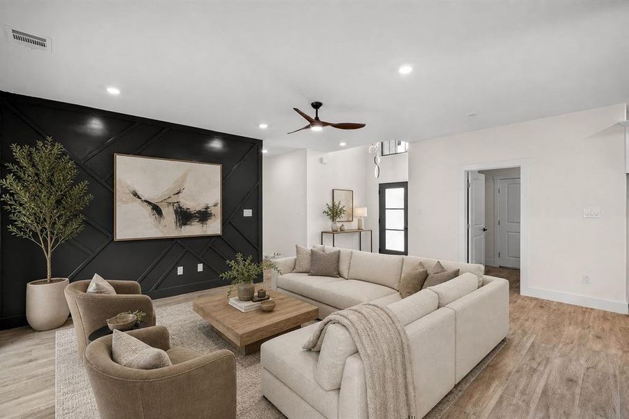 Furnished interior view inside a new home in , Granbury (Image 14).