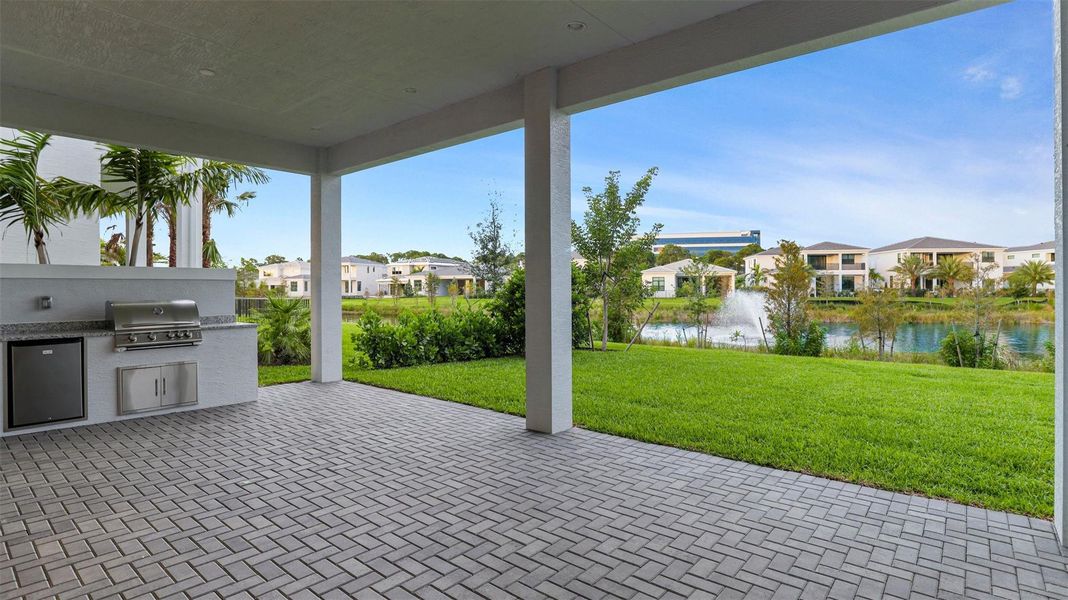 Exterior details and patio area of a home in , Palm Beach Gardens (Image 35).