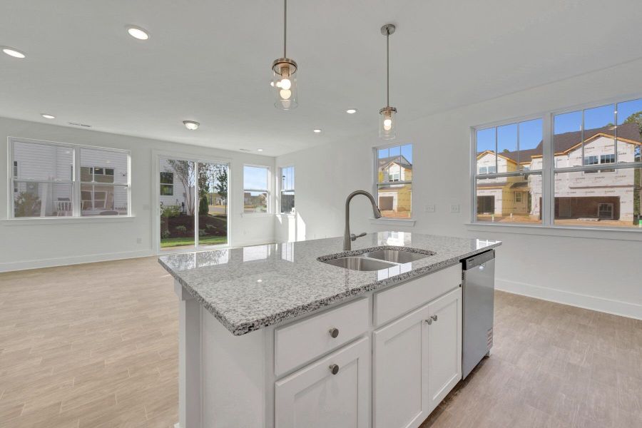 Furnished interior view inside a new home in Powell, Angier (Image 14).