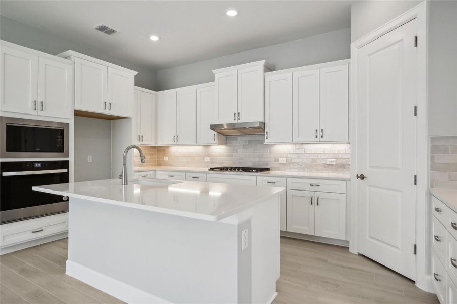 Furnished interior view inside a new home in , San Marcos (Image 8).