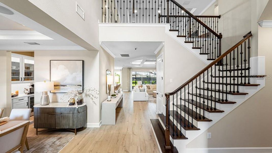 Furnished interior view inside a new home in Hammock at Two Rivers, Zephyrhills (Image 4).