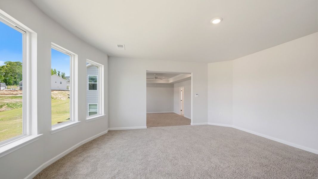 Spacious, unfurnished interior of a new home in Evergreen Crossing, Locust Grove (Image 33). Spacious, unfurnished interior of a new home in Evergreen Crossing, Locust Grove (Image 33).
