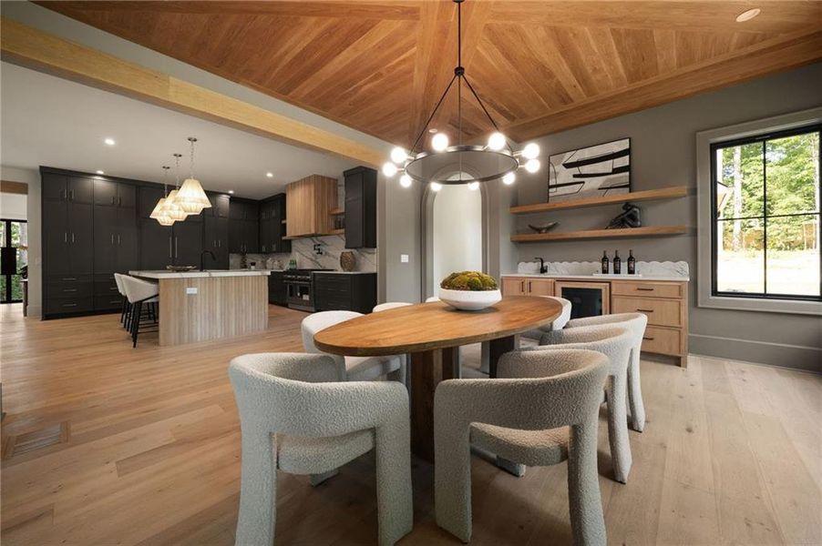 Furnished interior view inside a new home in , Roswell (Image 41).