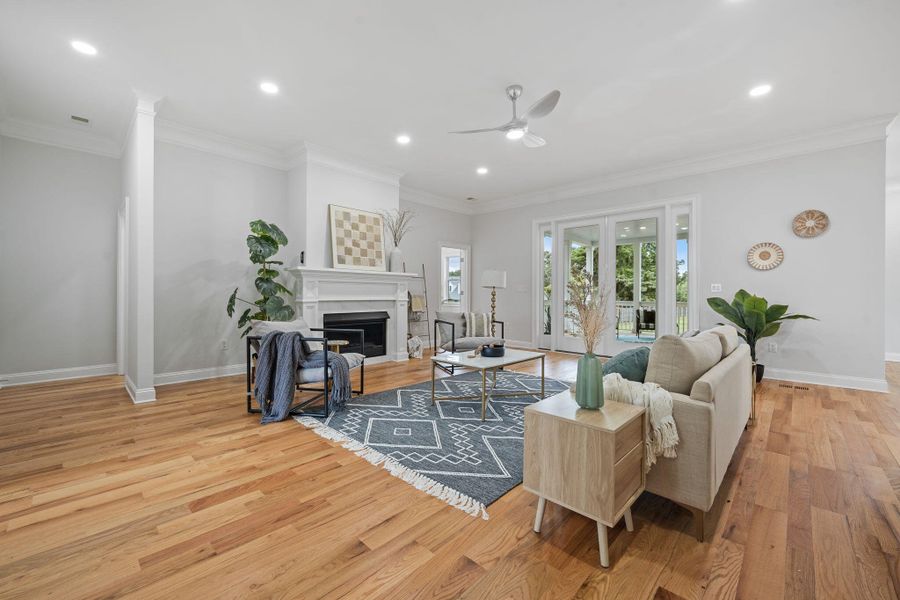 Furnished interior view inside a new home in , Summerville (Image 48). Furnished interior view inside a new home in , Summerville (Image 48).