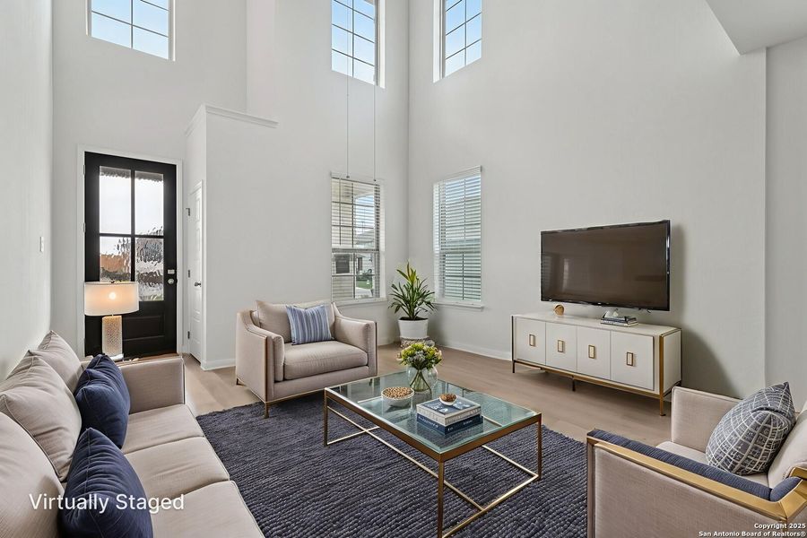 Furnished interior view inside a new home in Royal Crest, San Antonio (Image 7). Furnished interior view inside a new home in Royal Crest, San Antonio (Image 7).
