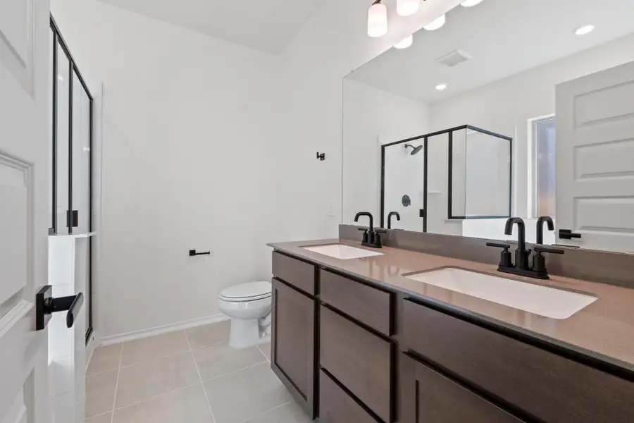 Furnished interior view inside a new home in Salerno - Heritage Collection, Round Rock (Image 9). Furnished interior view inside a new home in Salerno - Heritage Collection, Round Rock (Image 9).