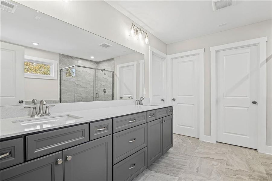 Furnished interior view inside a new home in Briar Creek, Atlanta (Image 7).