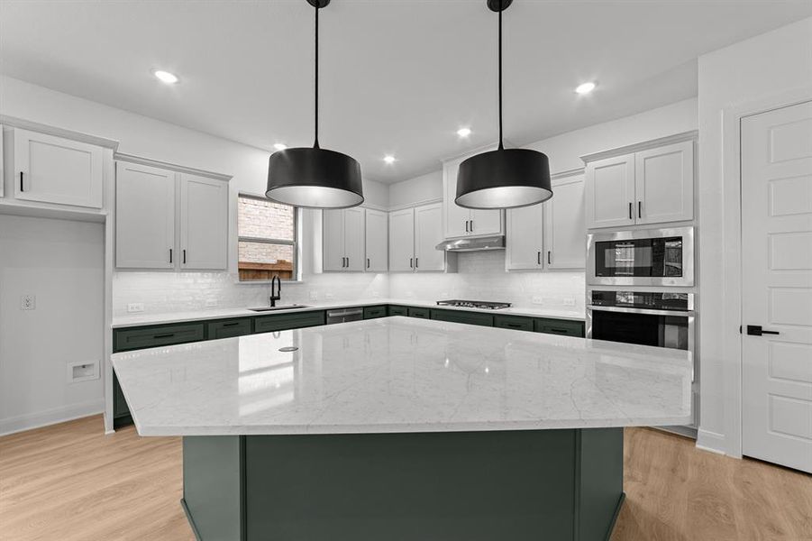 Furnished interior view inside a new home in South Pointe  Cottage Series, Mansfield (Image 5).