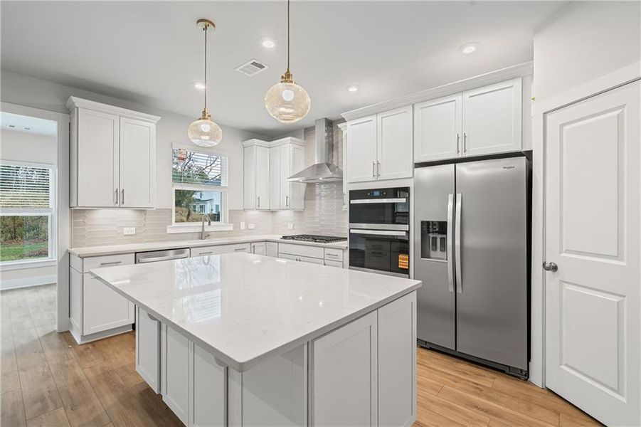 Furnished interior view inside a new home in Rose Creek, Cumming (Image 4). Furnished interior view inside a new home in Rose Creek, Cumming (Image 4).