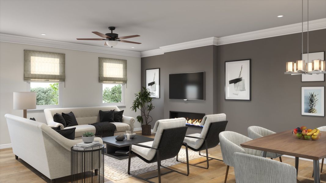 The Richmond - Family Room The Richmond - Family Room