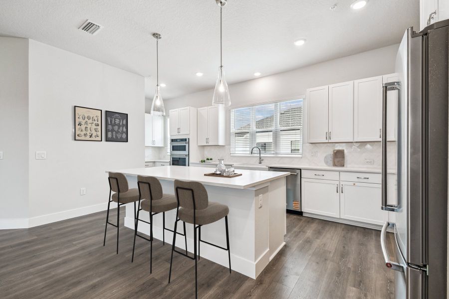 Furnished interior view inside a new home in Emerald Landing at Waterside at Lakewood Ranch – City Homes, Sarasota (Image 8).
