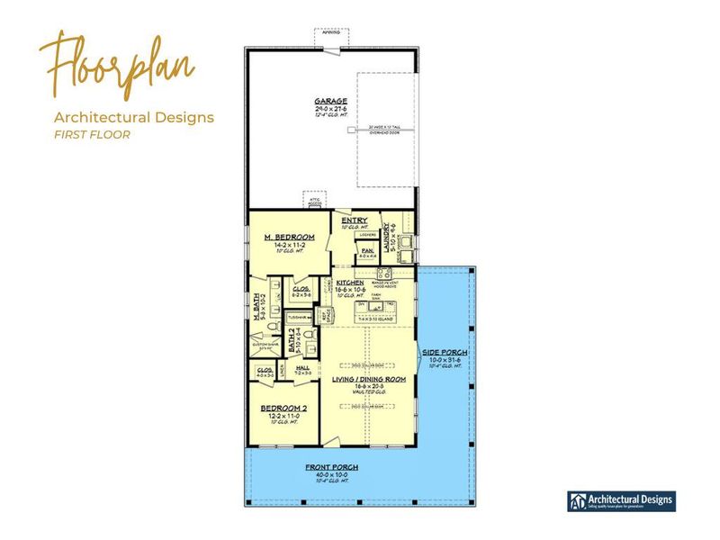 2D floor plan layout of this home in , Harleyville, SC (Image 2). 2D floor plan layout of this home in , Harleyville, SC (Image 2).