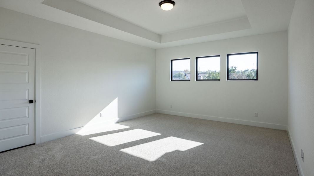 Spacious, unfurnished interior of a new home in Parkside On The River West 70'/80', Georgetown (Image 8).
