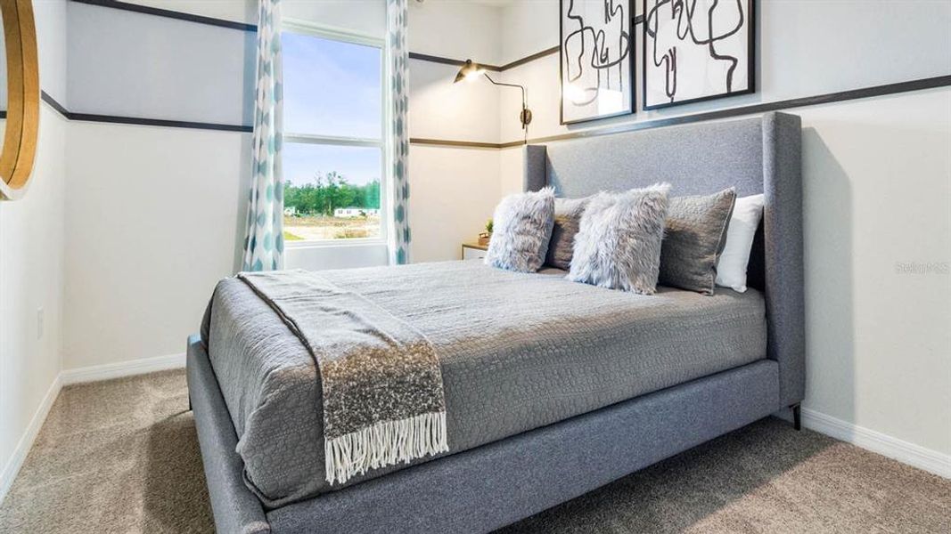 Furnished interior view inside a new home in , Davenport (Image 23).