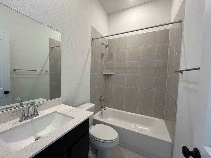 Furnished interior view inside a new home in Elyson 45' & 70', Katy (Image 4).