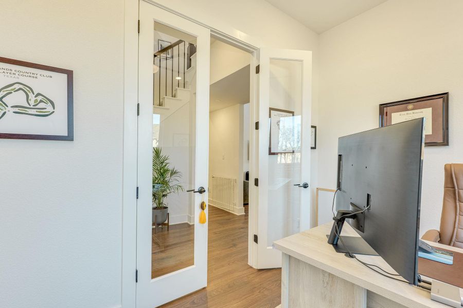 Furnished interior view inside a new home in , Leander (Image 11).