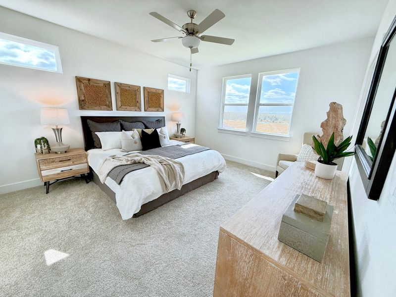 Furnished interior view inside a new home in Freedom at Anthem, Kyle (Image 7). Furnished interior view inside a new home in Freedom at Anthem, Kyle (Image 7).