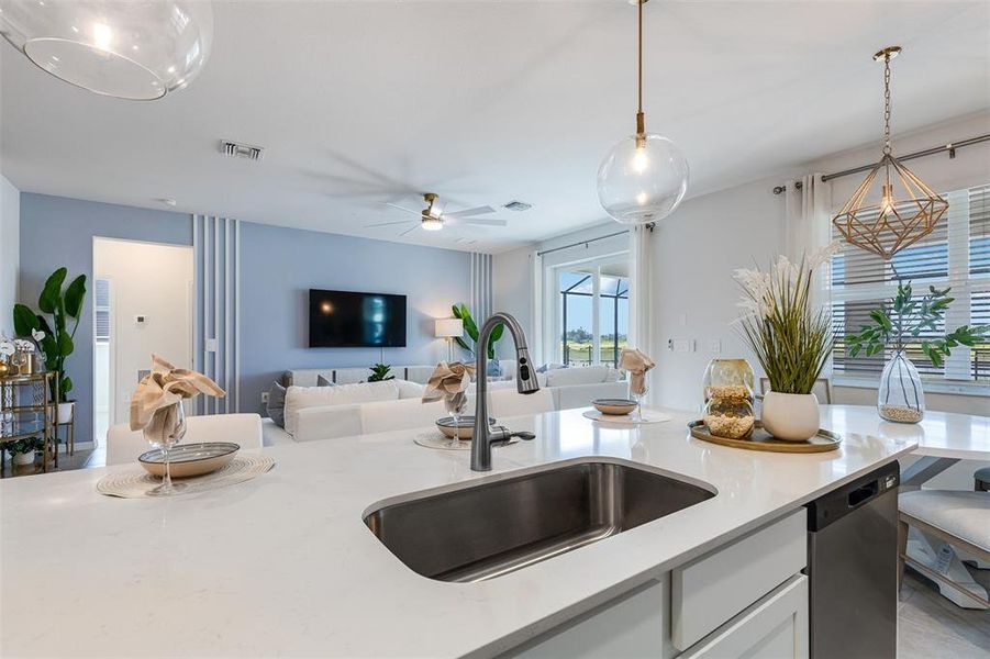 Furnished interior view inside a new home in Rye Ranch, Parrish (Image 3).