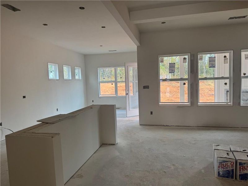 In-progress construction of a new home in Rosewood Lake Preserve, Hoschton, GA (Image 8).