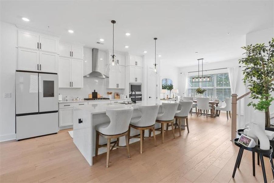 Furnished interior view inside a new home in , Roswell (Image 8).