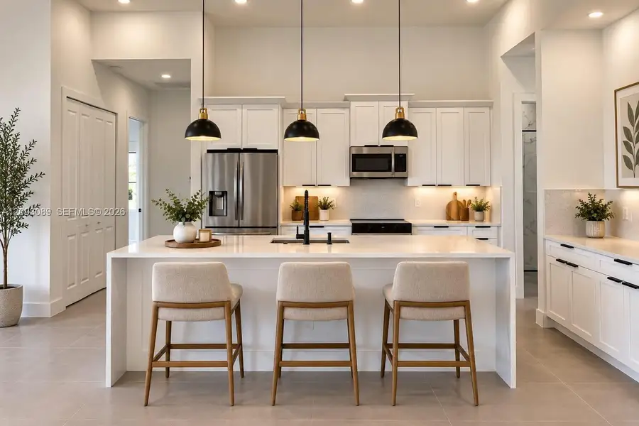 Furnished interior view inside a new home in , Cape Coral (Image 7).