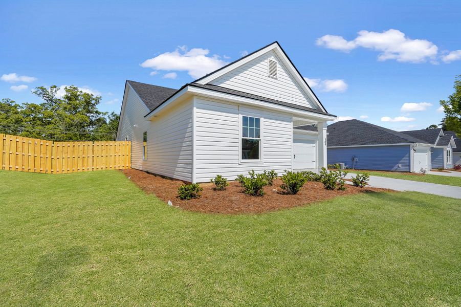 Front exterior of a new home in Belair East, Statesboro, GA, highlighting curb appeal (Image 2).