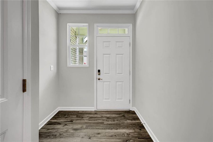 Spacious, unfurnished interior of a new home in Rosewood Farms, Acworth (Image 17). Spacious, unfurnished interior of a new home in Rosewood Farms, Acworth (Image 17).