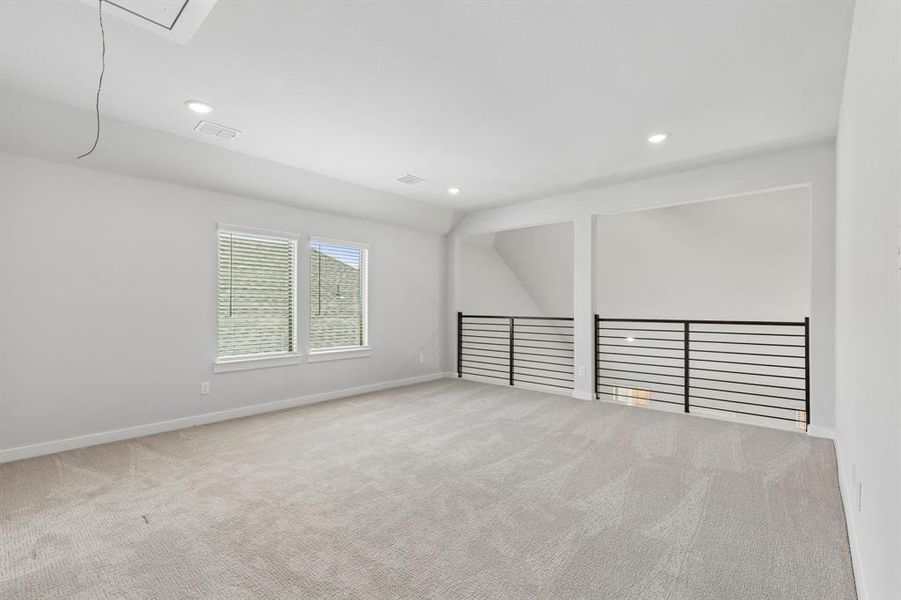 Game Room in the Winters home plan by Trophy Signature Homes – REPRESENTATIVE PHOTO Game Room in the Winters home plan by Trophy Signature Homes – REPRESENTATIVE PHOTO