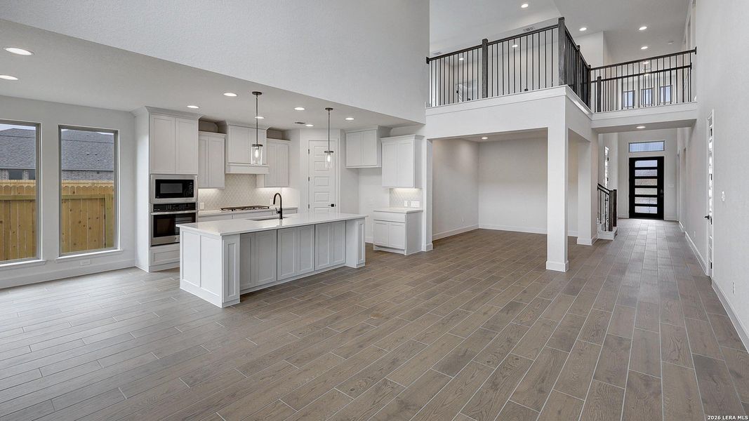 Furnished interior view inside a new home in Haby Hill, San Antonio (Image 10).